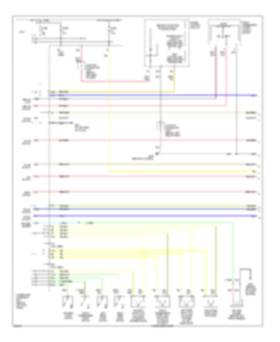 Forced Entry Wiring Diagram 1 of 2 for Acura TSX 2005
