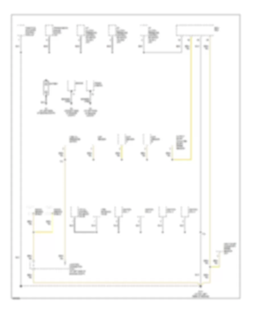 Ground Distribution Wiring Diagram 1 of 4 for Acura TSX 2005