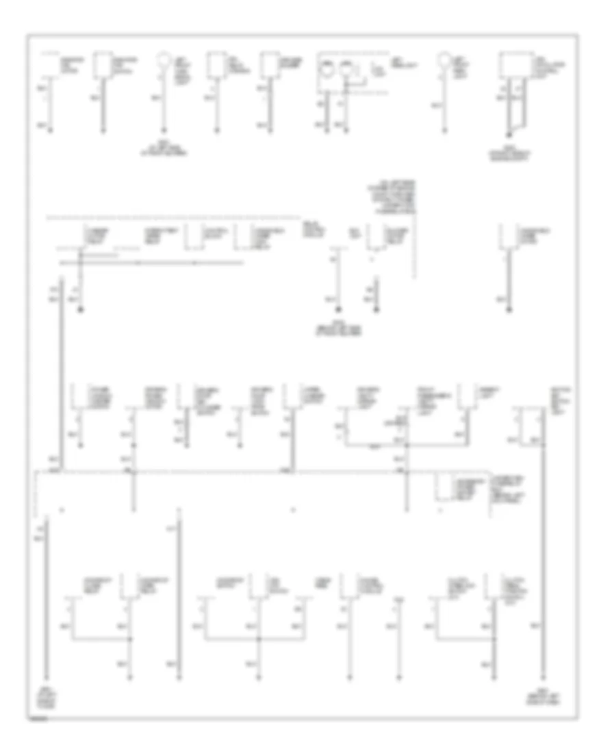 Ground Distribution Wiring Diagram 2 of 4 for Acura TSX 2005