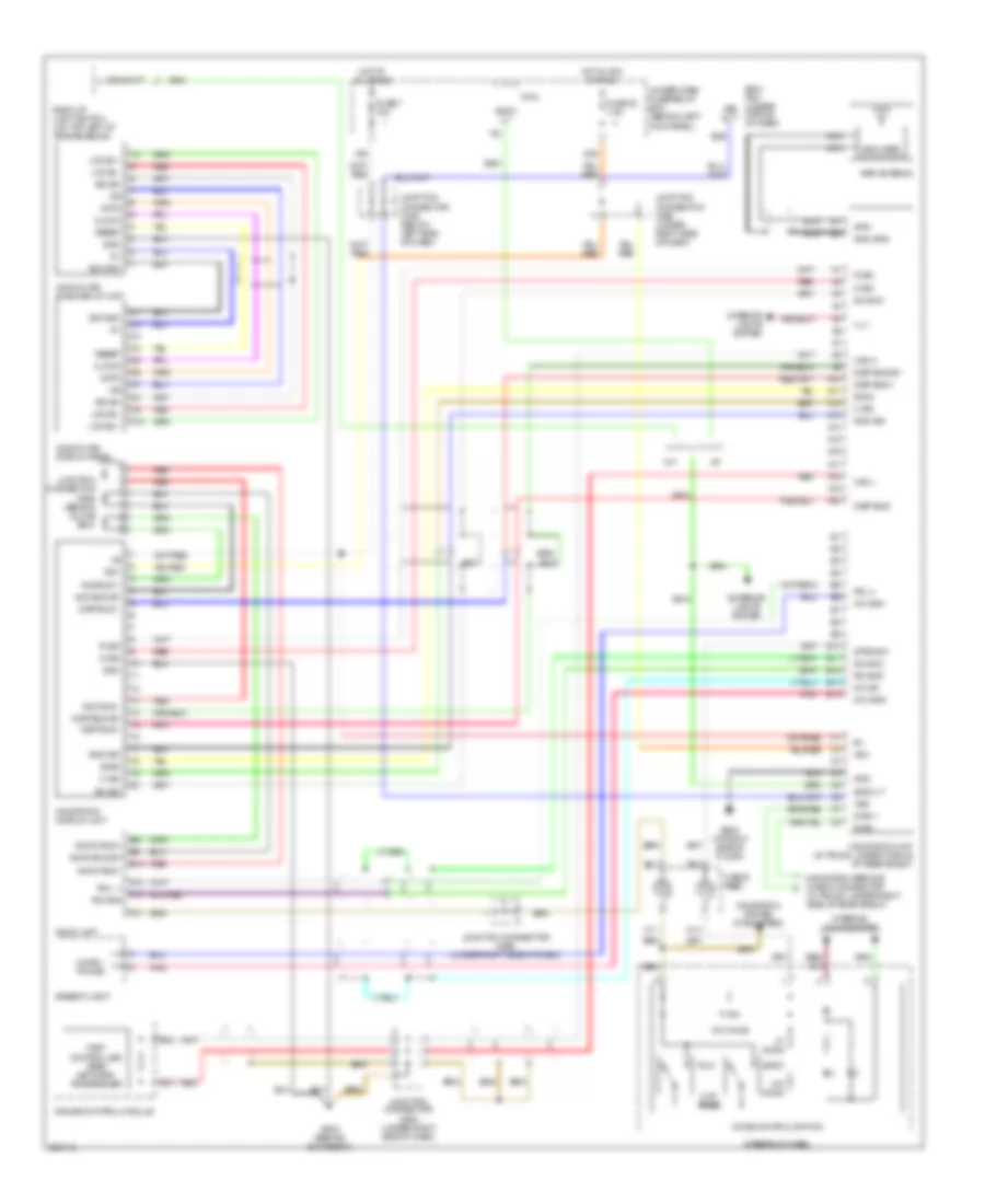Navigation Wiring Diagram for Acura TSX 2005