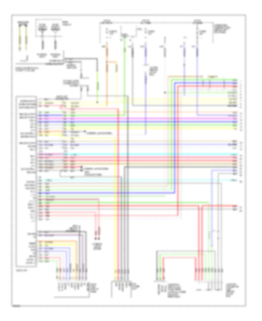 DVD Player Wiring Diagram, without Cassette or MP3 Player (1 of 3) for Acura TSX 2005