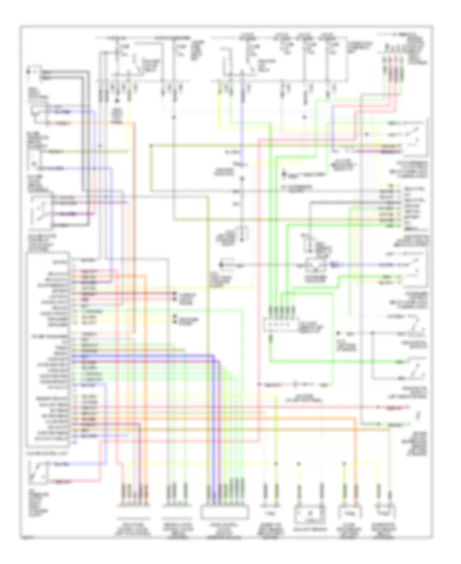 Manual AC Wiring Diagram for Acura 3.0CL 1997