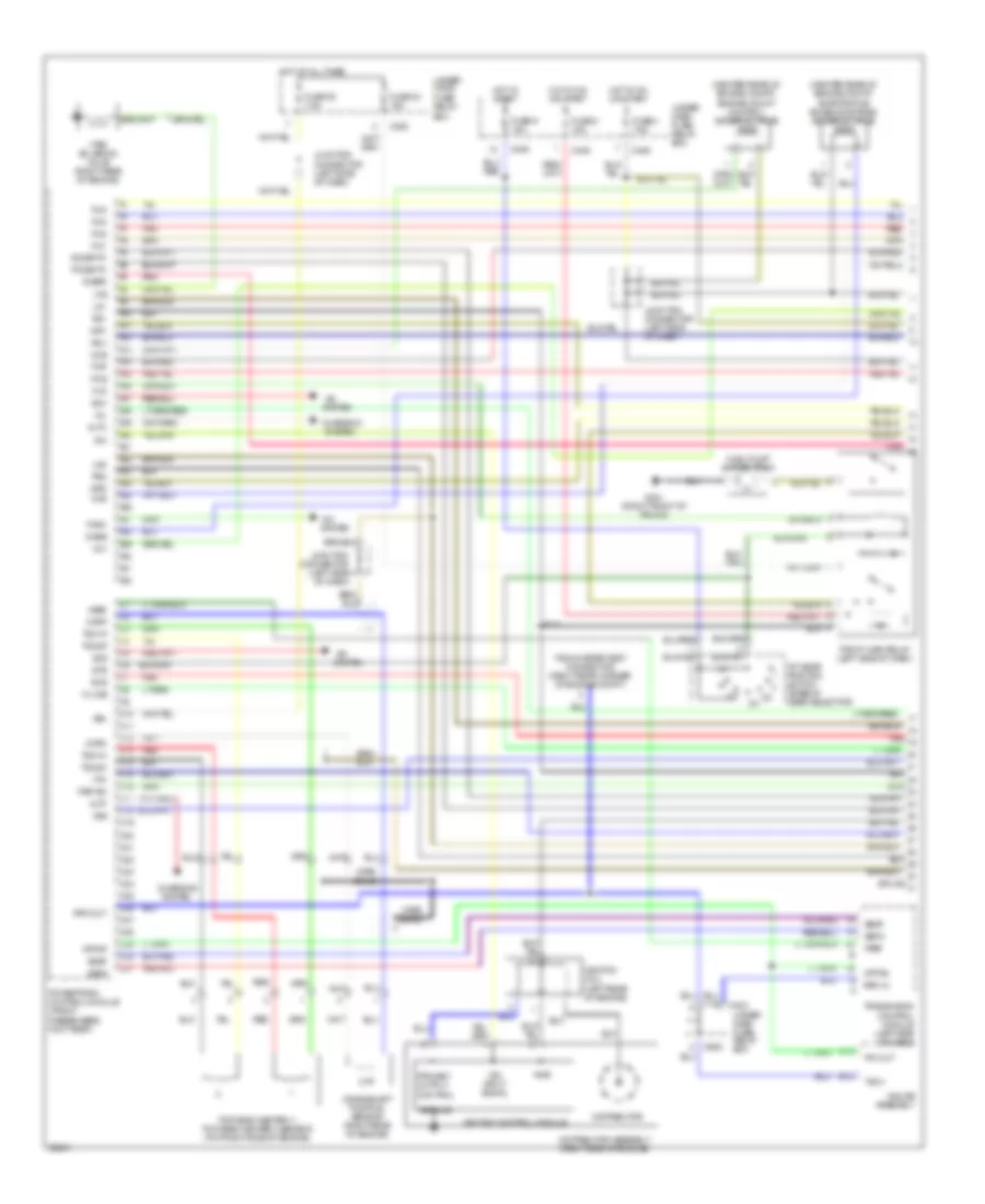 3 0L Engine Performance Wiring Diagram 1 of 3 for Acura 3 0CL 1997