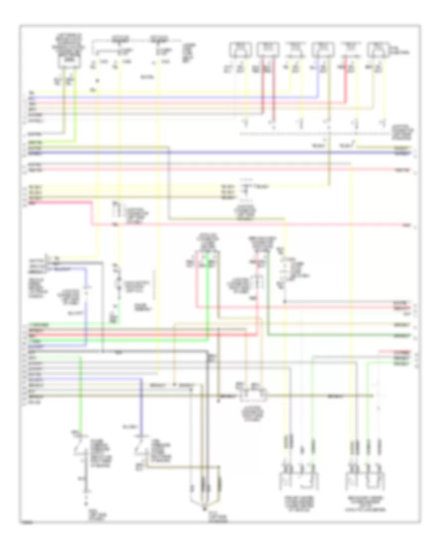 3.0L, Engine Performance Wiring Diagram (2 of 3) for Acura 3.0CL 1997