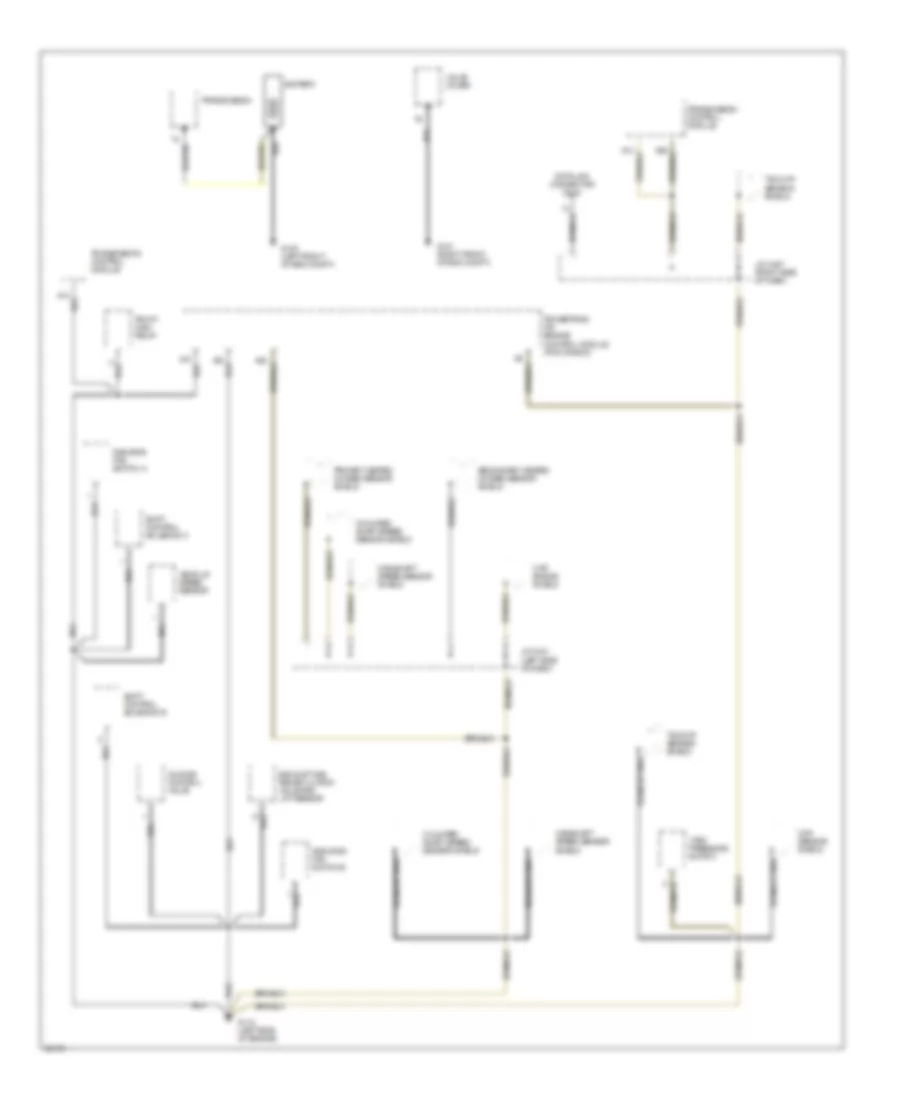 Ground Distribution Wiring Diagram 1 of 4 for Acura 3 0CL 1997