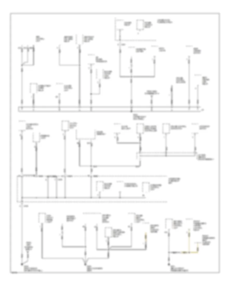 Ground Distribution Wiring Diagram (3 of 4) for Acura 3.0CL 1997