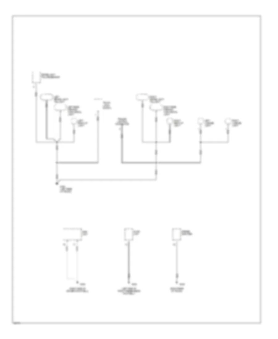 Ground Distribution Wiring Diagram (4 of 4) for Acura 3.0CL 1997