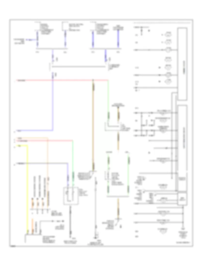 Instrument Cluster Wiring Diagram 2 of 2 for Acura 3 0CL 1997