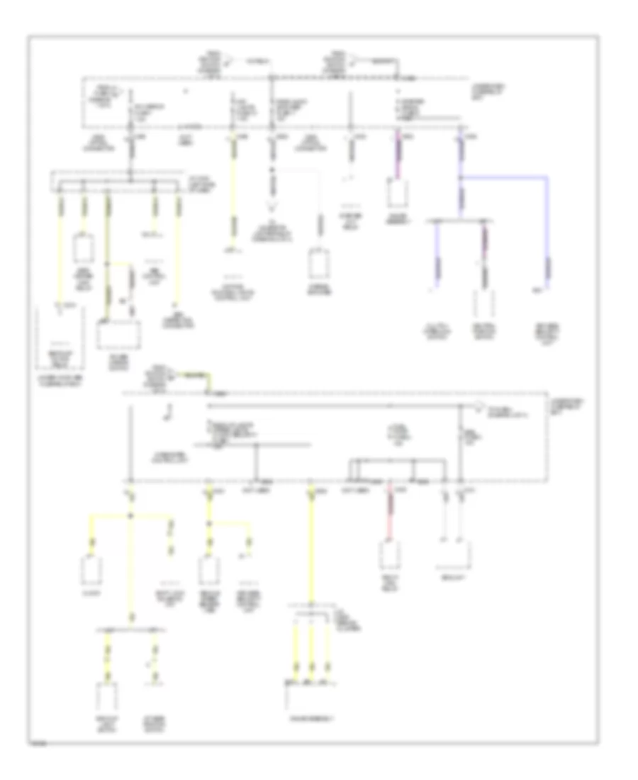 Power Distribution Wiring Diagram 3 of 4 for Acura 3 0CL 1997