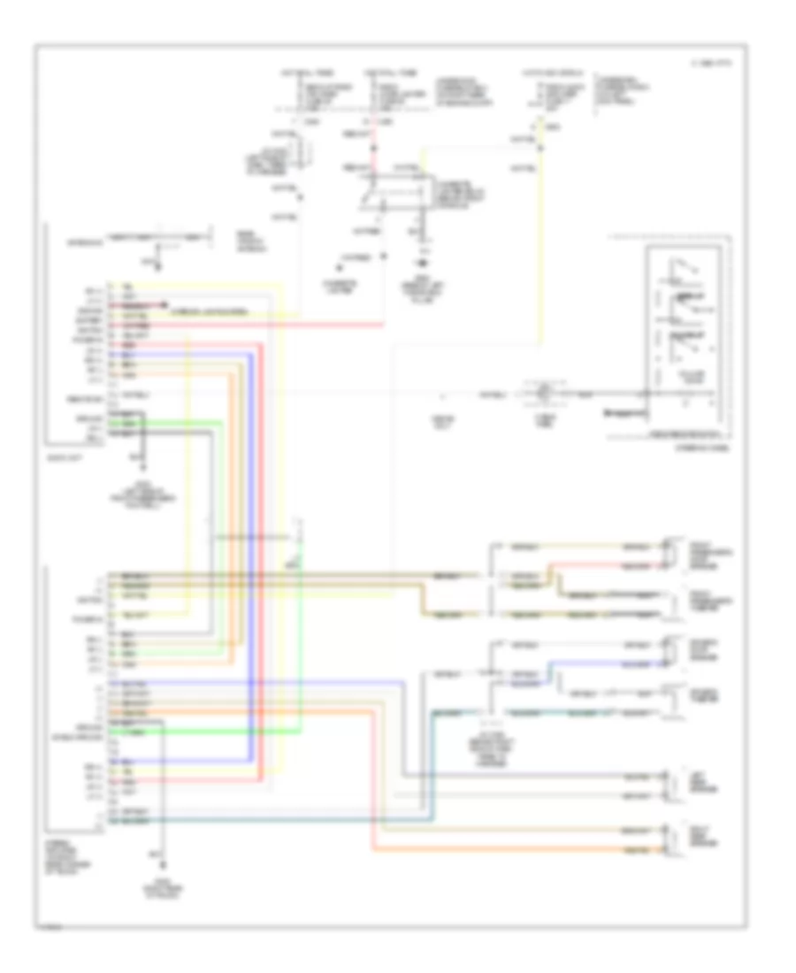 Radio Wiring Diagram for Acura 3 0CL 1997