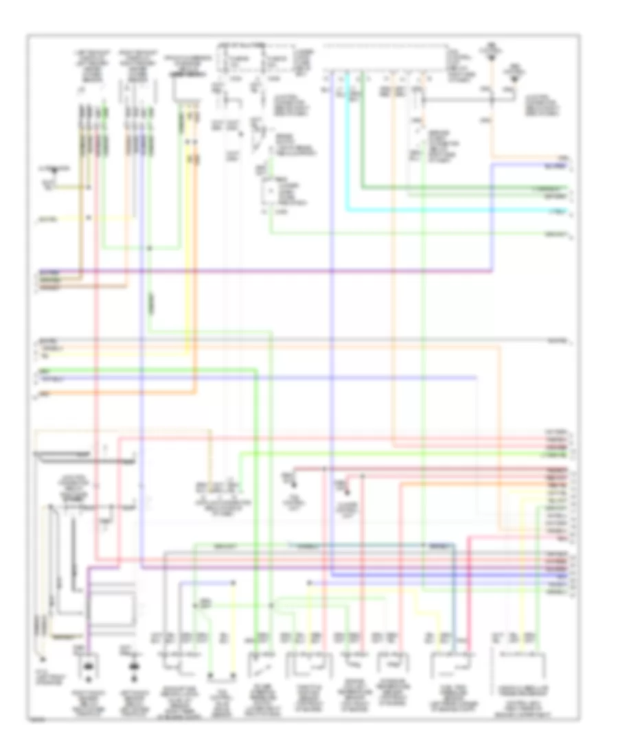 3.2L, Engine Performance Wiring Diagram (3 of 4) for Acura 3.2TL 1997