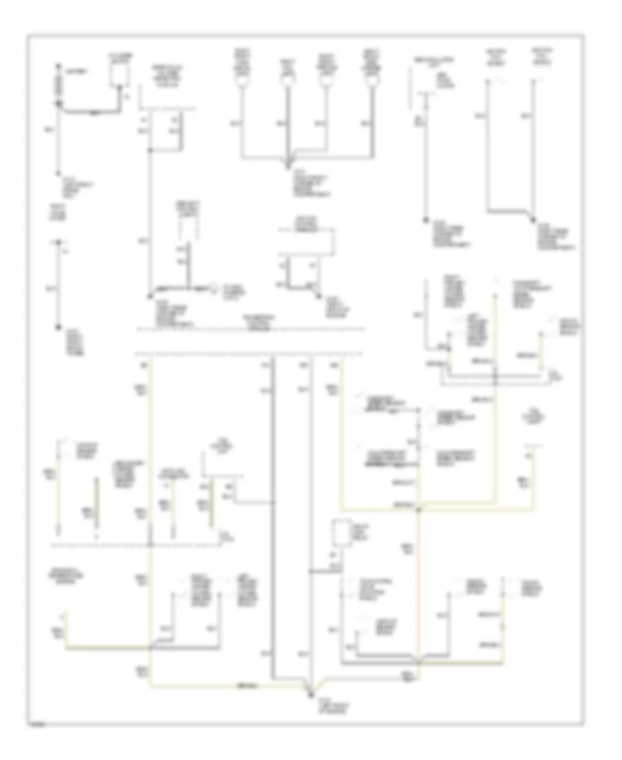Ground Distribution Wiring Diagram 1 of 4 for Acura 3 2TL 1997