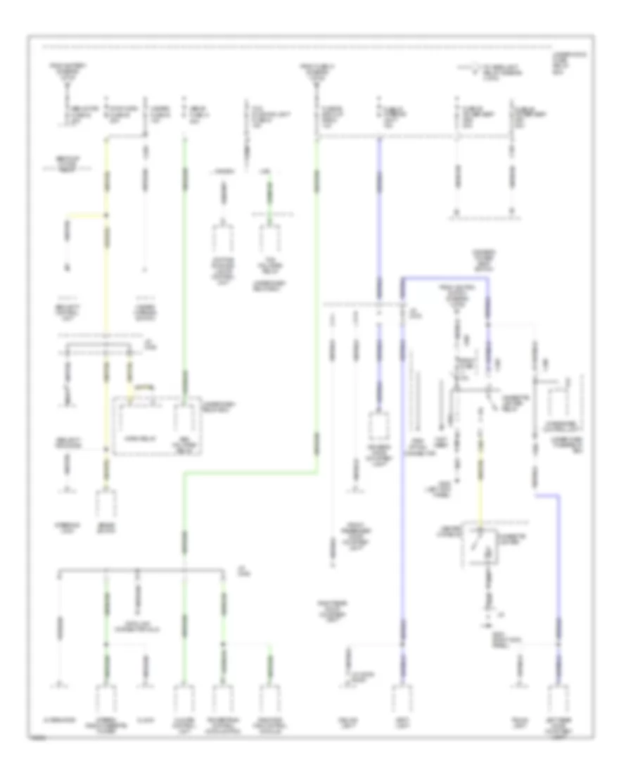 Power Distribution Wiring Diagram 2 of 5 for Acura 3 2TL 1997