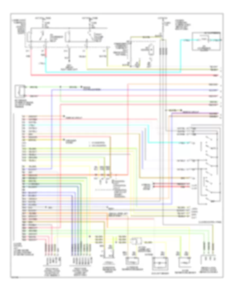 Электросхема кондиционера (1 из 2) для Acura MDX 2006