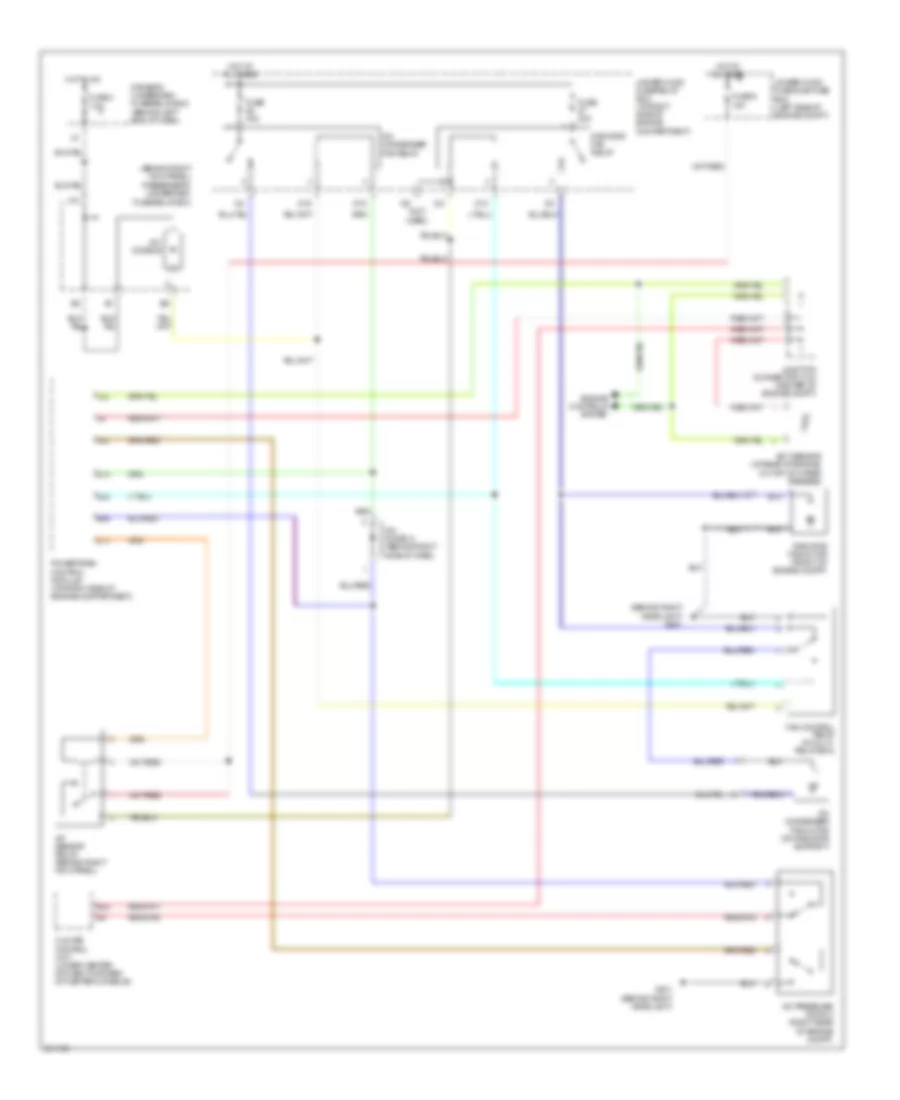 Cooling Fan Wiring Diagram for Acura MDX 2006