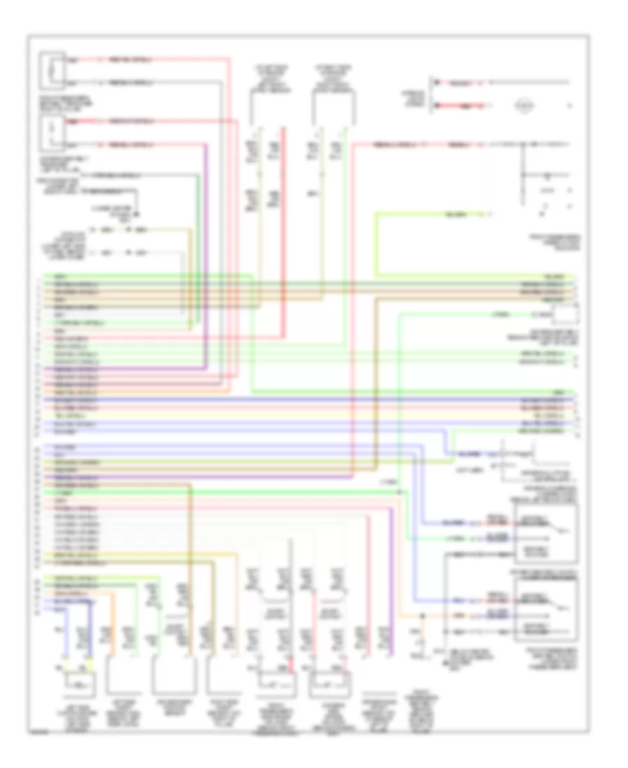 Supplemental Restraints Wiring Diagram (2 of 3) for Acura MDX 2006