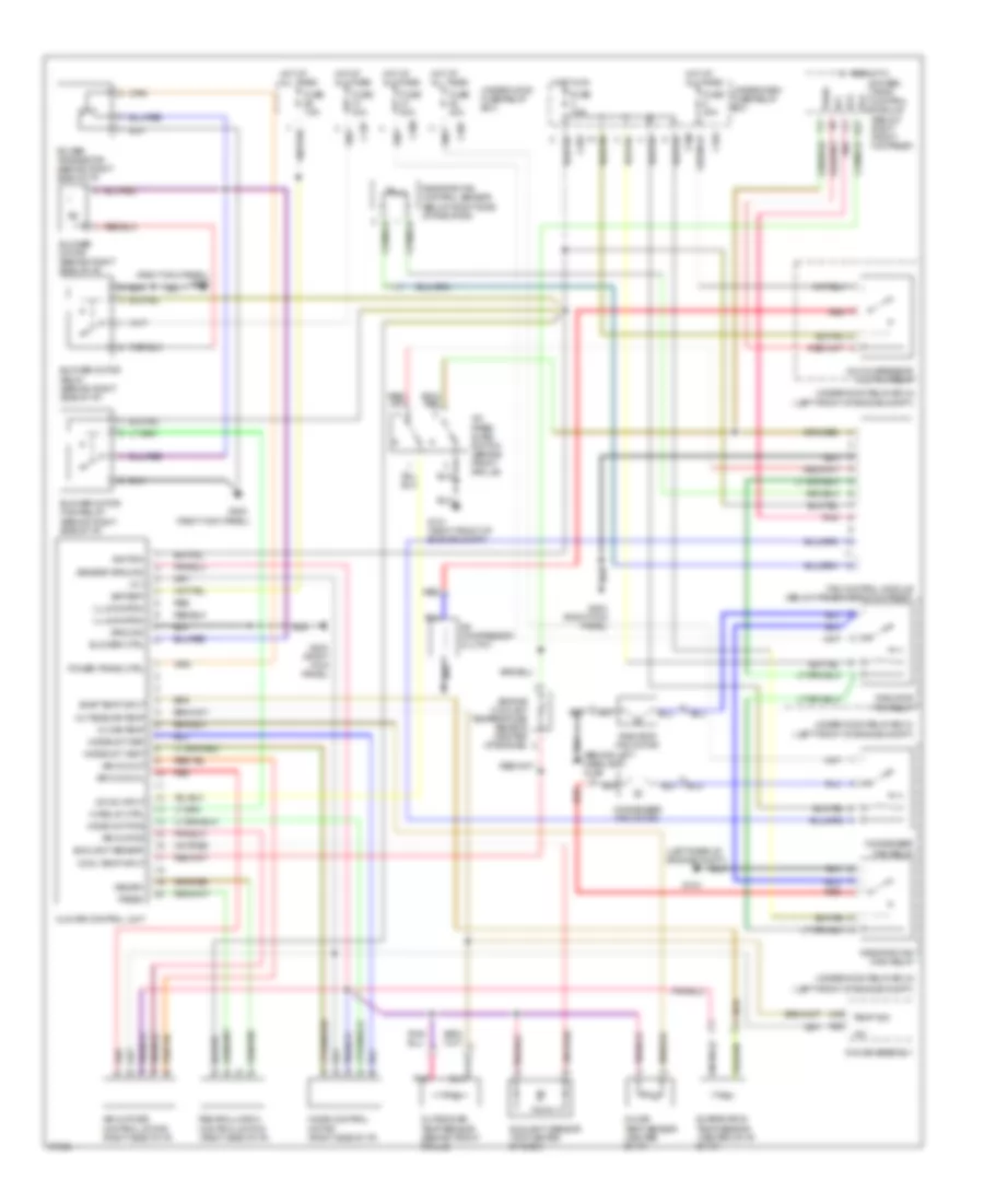 Automatic A C Wiring Diagram for Acura 3 5RL 1997