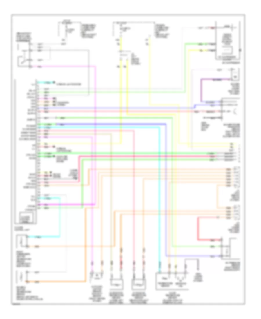 Automatic A C Wiring Diagram 1 of 3 for Acura RL 2006