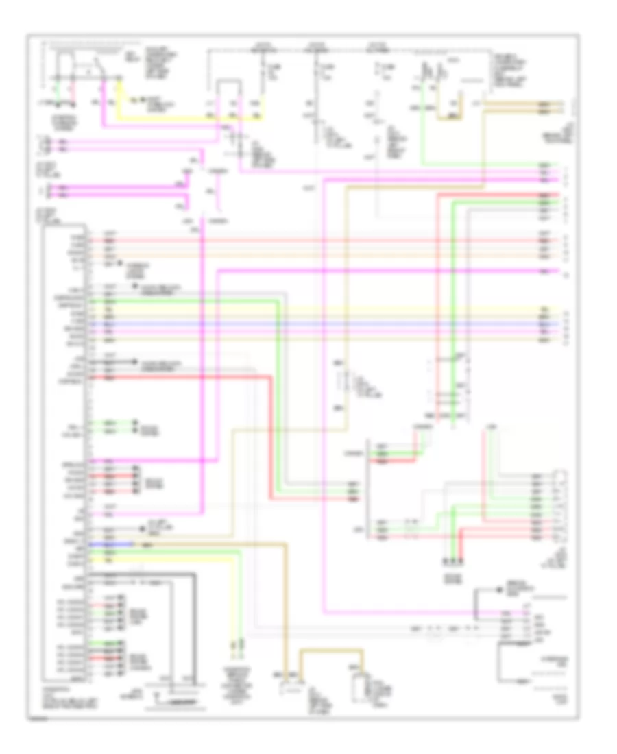 Navigation Wiring Diagram 1 of 2 for Acura RL 2006