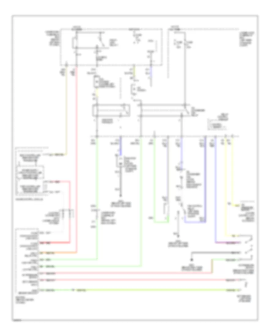 Cooling Fan Wiring Diagram for Acura TL 2006