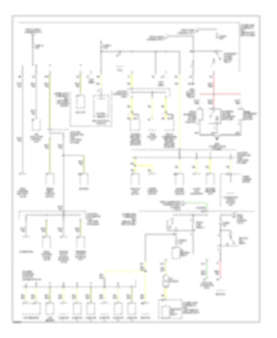 Power Distribution Wiring Diagram (4 of 4) for Acura TL 2006