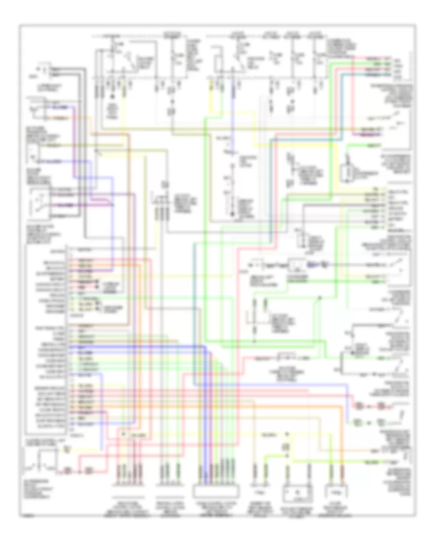 Automatic AC Wiring Diagram for Acura 2.3CL 1998