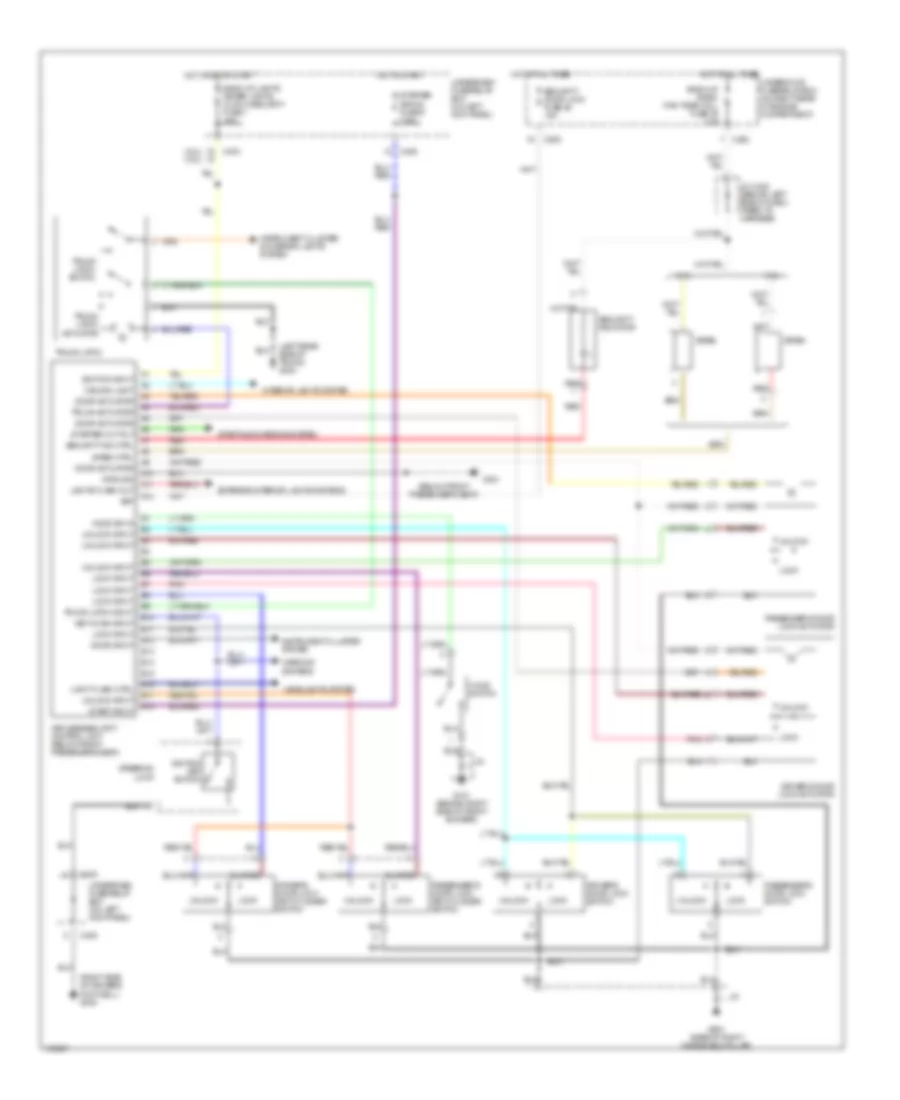 Anti theft Wiring Diagram for Acura 2 3CL 1998