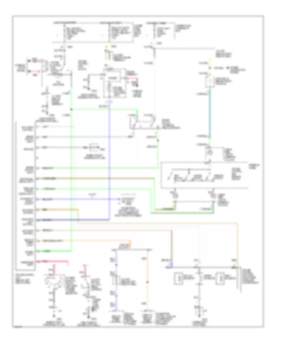 Cruise Control Wiring Diagram for Acura 2 3CL 1998