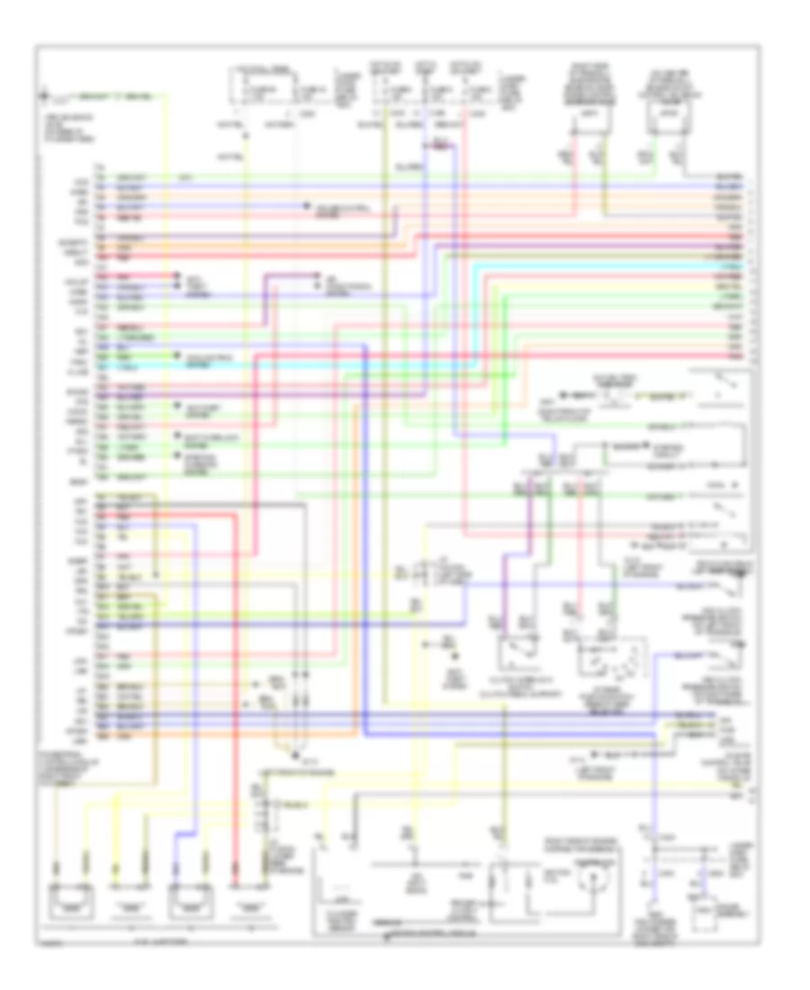2 3L Engine Performance Wiring Diagram 1 of 3 for Acura 2 3CL 1998