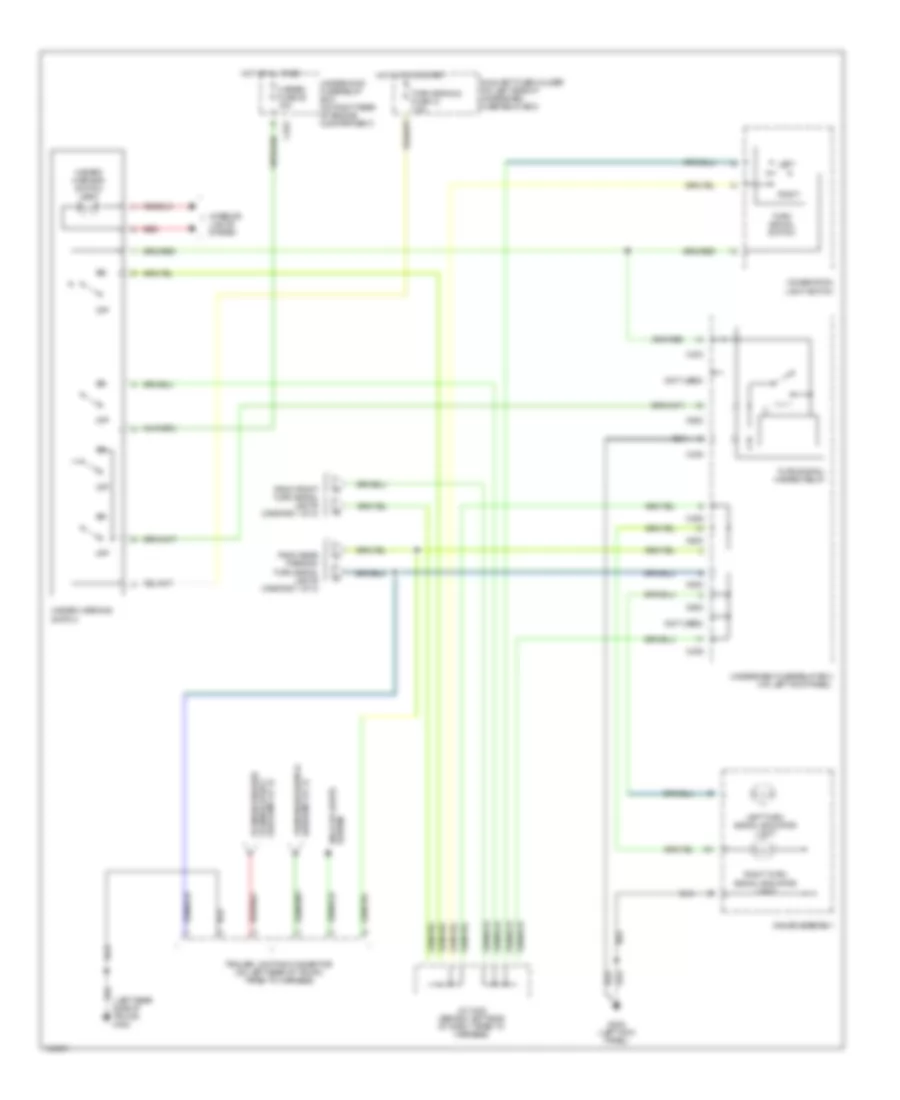 Exterior Lamps Wiring Diagram 2 of 2 for Acura 2 3CL 1998