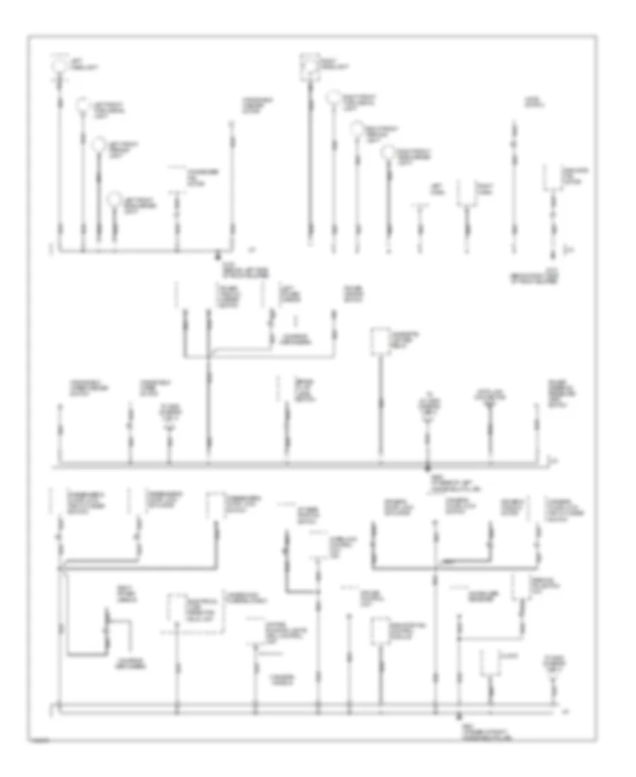 Ground Distribution Wiring Diagram 2 of 4 for Acura 2 3CL 1998