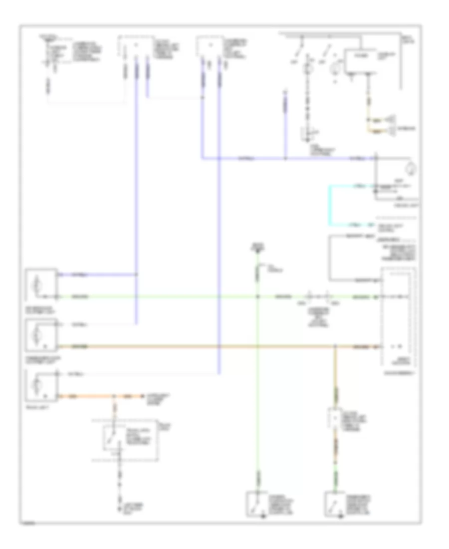 Courtesy Lamps Wiring Diagram for Acura 2 3CL 1998