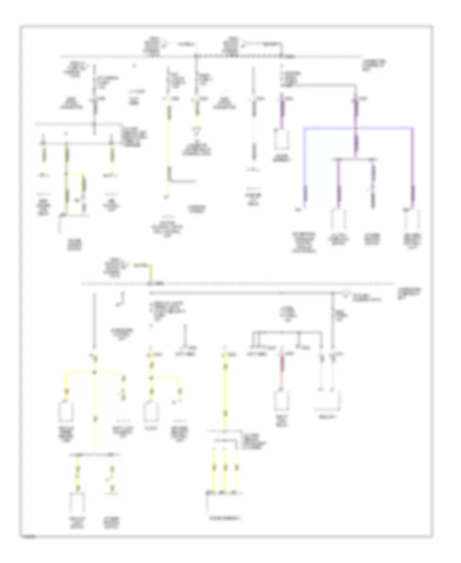 Power Distribution Wiring Diagram (3 of 5) for Acura 2.3CL 1998