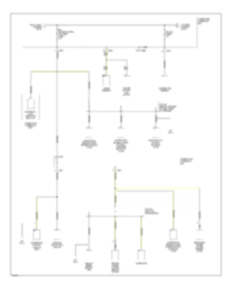 Power Distribution Wiring Diagram (4 of 5) for Acura 2.3CL 1998