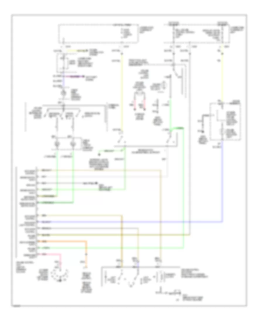 Cruise Control Wiring Diagram for Acura 2.5TL 1998