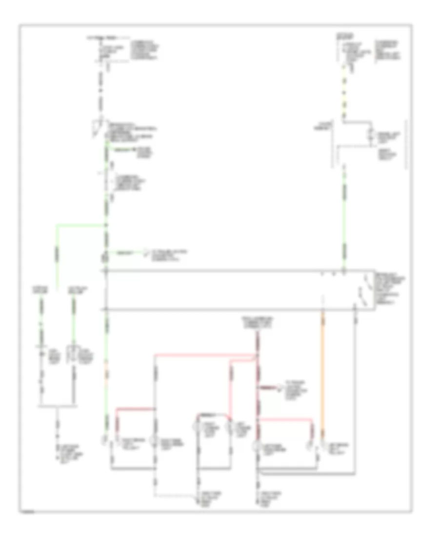 Exterior Lamps Wiring Diagram (2 of 3) for Acura 2.5TL 1998