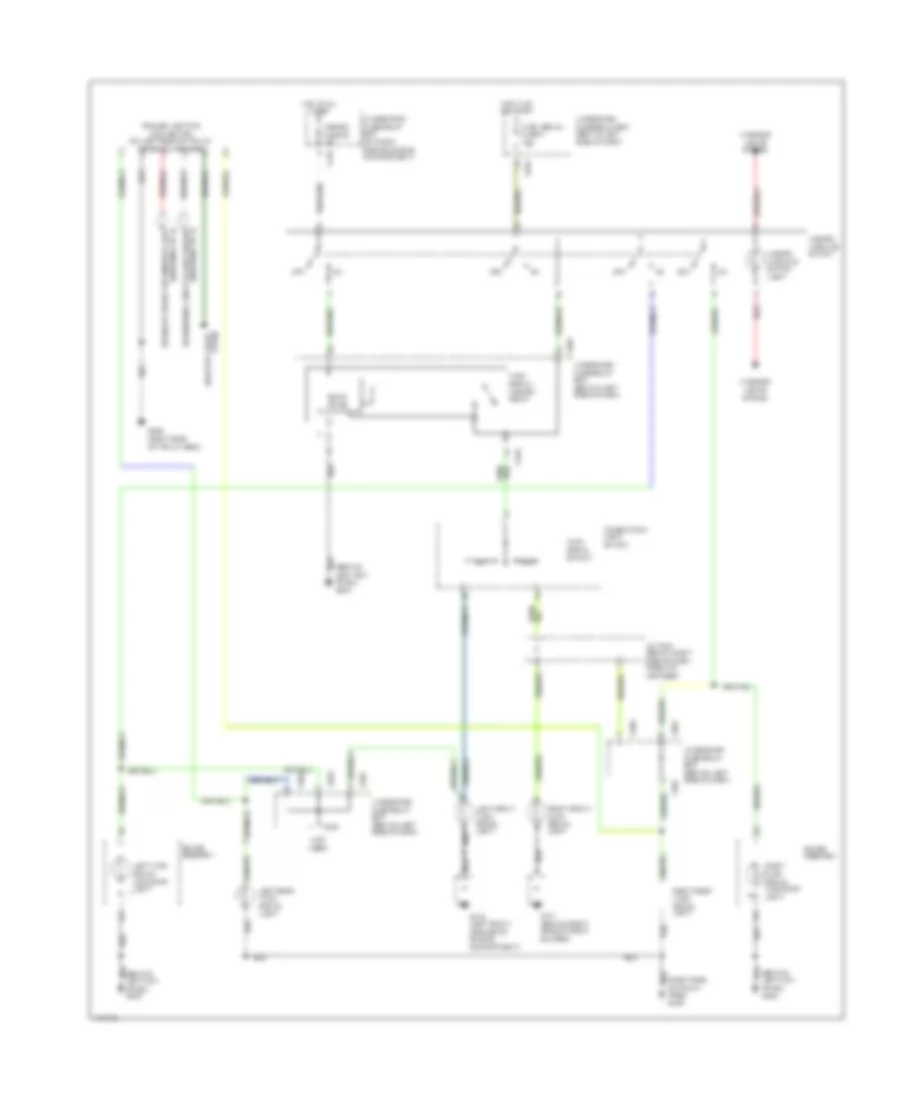 Exterior Lamps Wiring Diagram (3 of 3) for Acura 2.5TL 1998