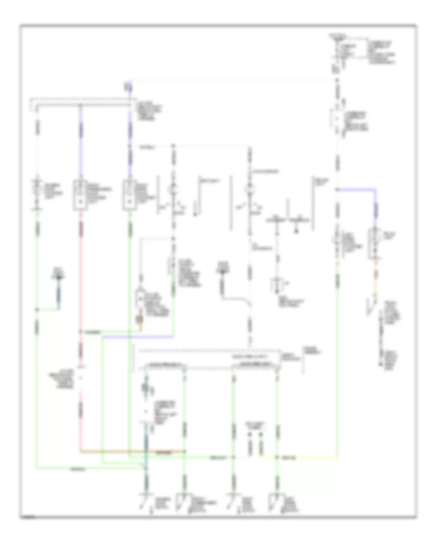 Courtesy Lamps Wiring Diagram for Acura 2 5TL 1998
