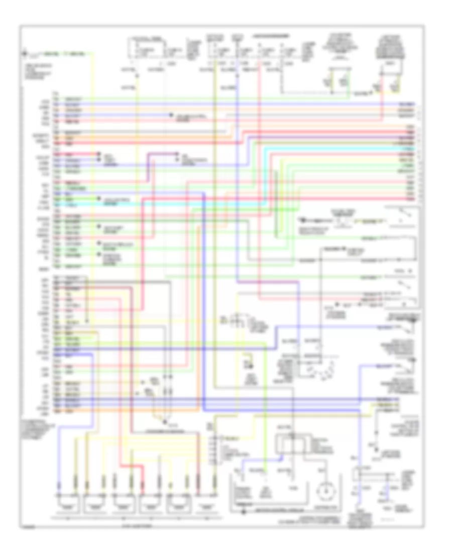 3 0L Engine Performance Wiring Diagram 1 of 3 for Acura 3 0CL 1998