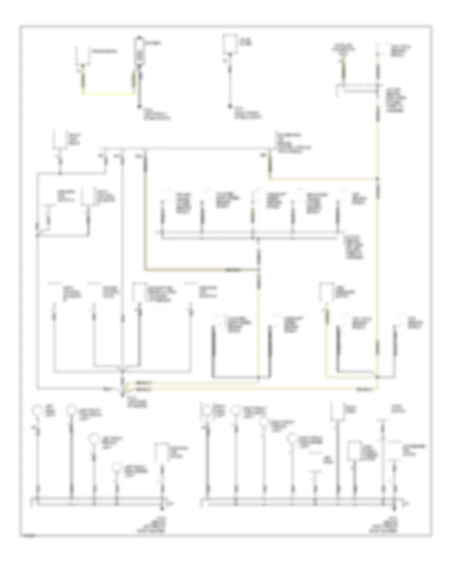 Ground Distribution Wiring Diagram 1 of 3 for Acura 3 0CL 1998