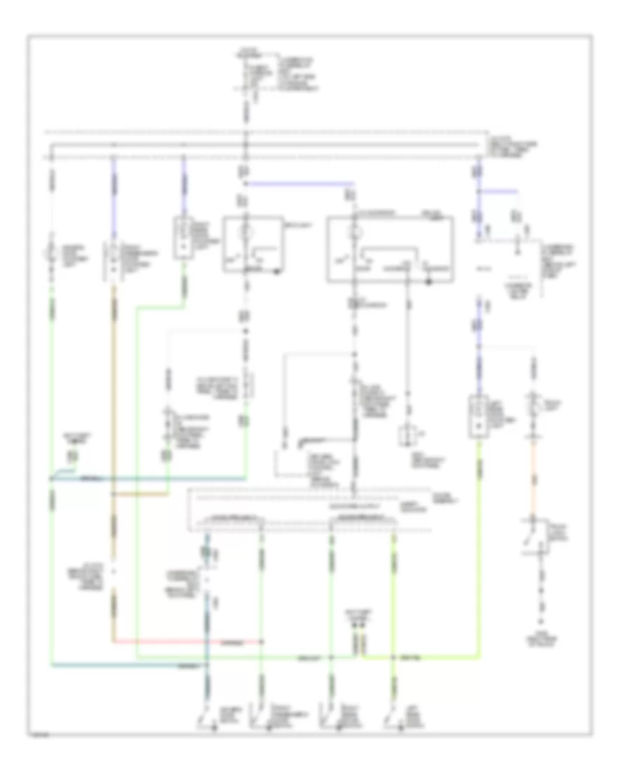 Courtesy Lamps Wiring Diagram for Acura 3 2TL 1998