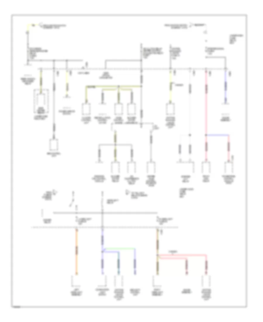 Power Distribution Wiring Diagram 4 of 5 for Acura 3 2TL 1998