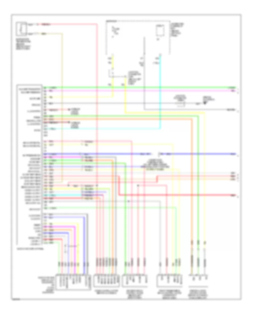 Air Conditioning Wiring Diagram 1 of 3 for Acura TSX 2006