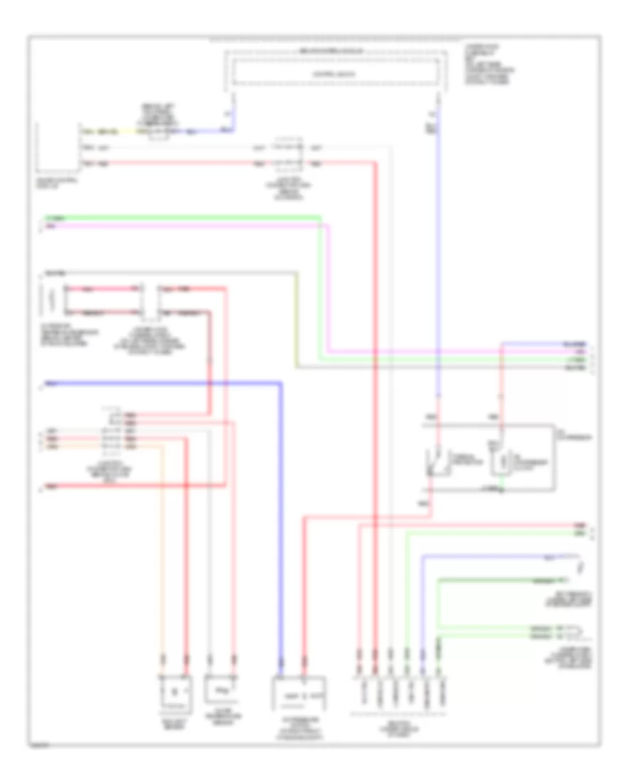 Air Conditioning Wiring Diagram 2 of 3 for Acura TSX 2006