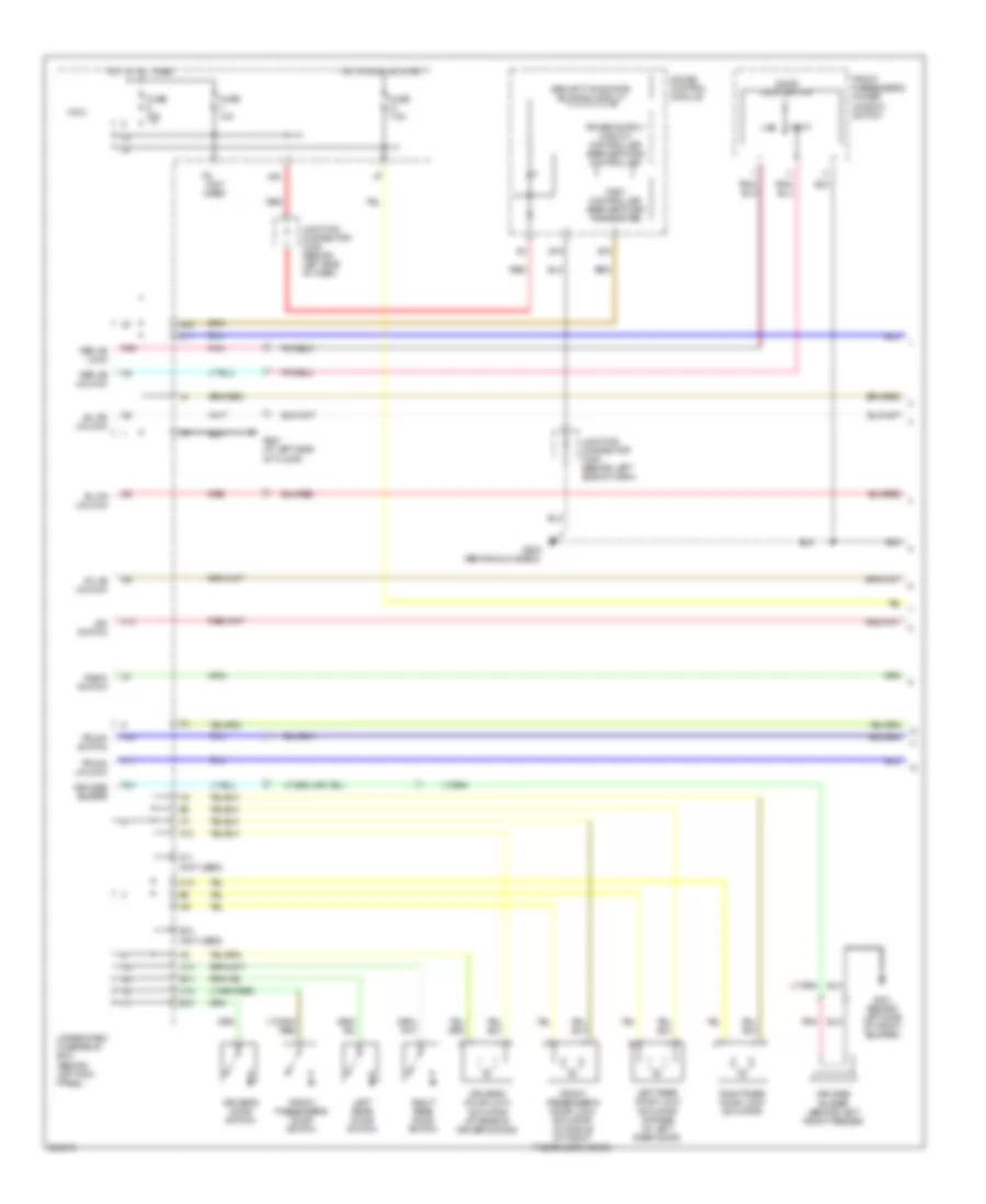 Forced Entry Wiring Diagram 1 of 2 for Acura TSX 2006
