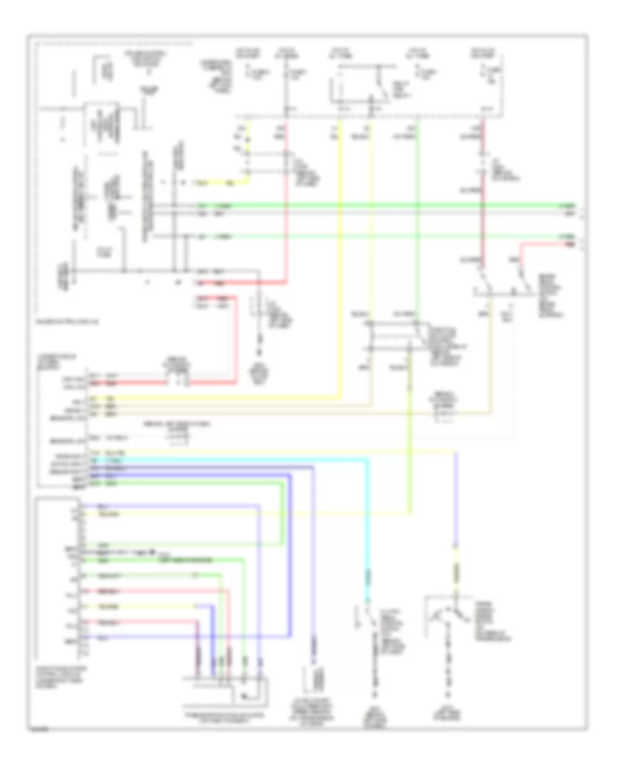 Cruise Control Wiring Diagram 1 of 2 for Acura TSX 2006
