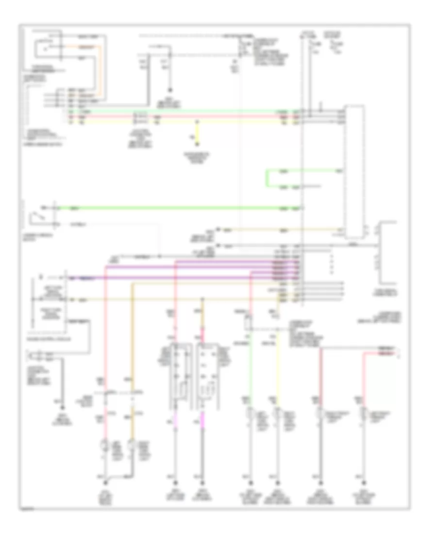 Exterior Lamps Wiring Diagram (1 of 2) for Acura TSX 2006