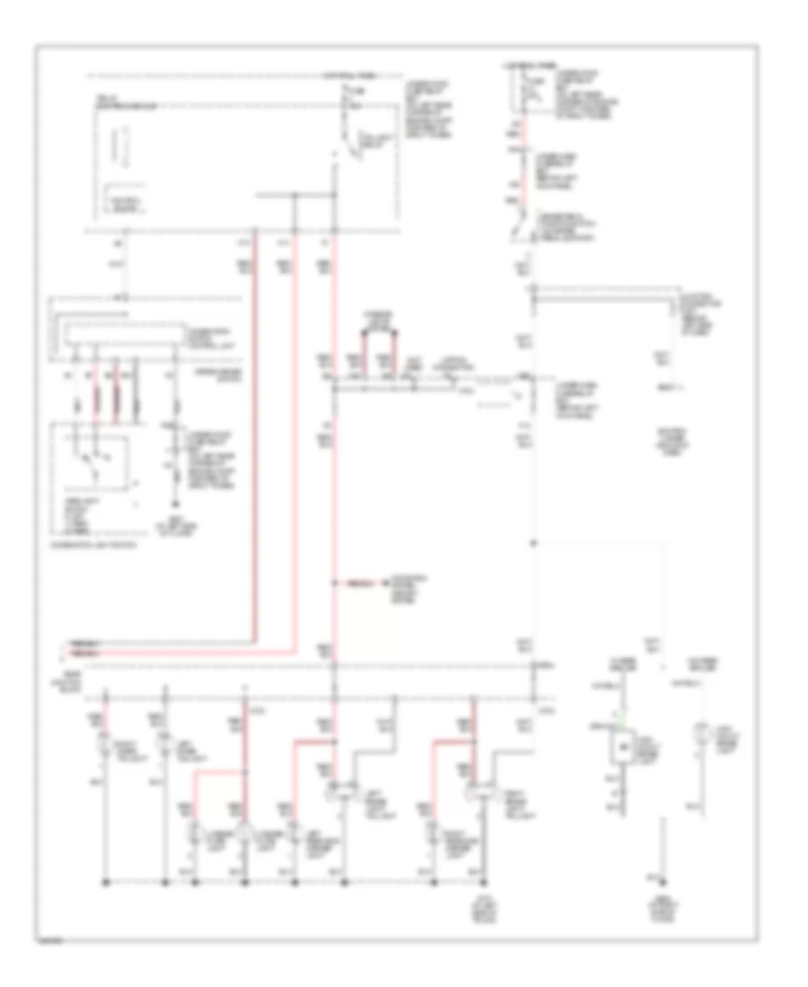 Exterior Lamps Wiring Diagram (2 of 2) for Acura TSX 2006