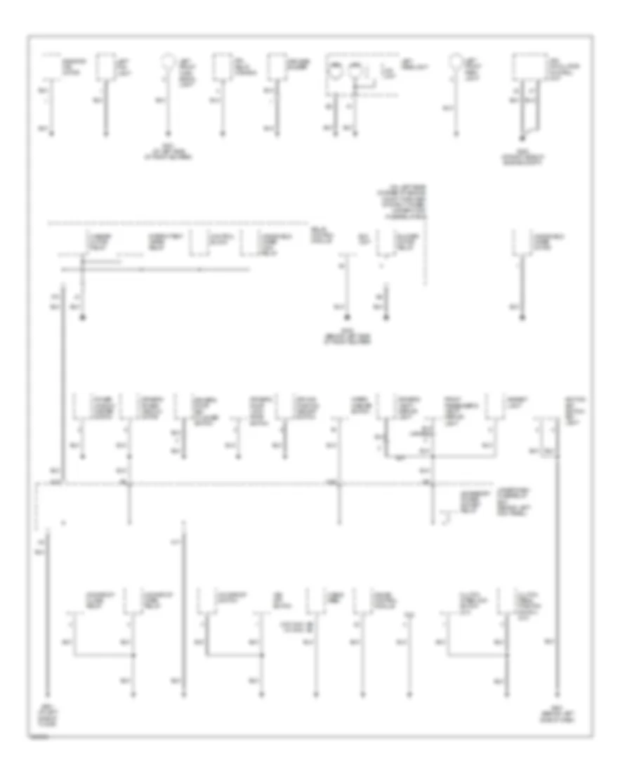 Ground Distribution Wiring Diagram (2 of 4) for Acura TSX 2006