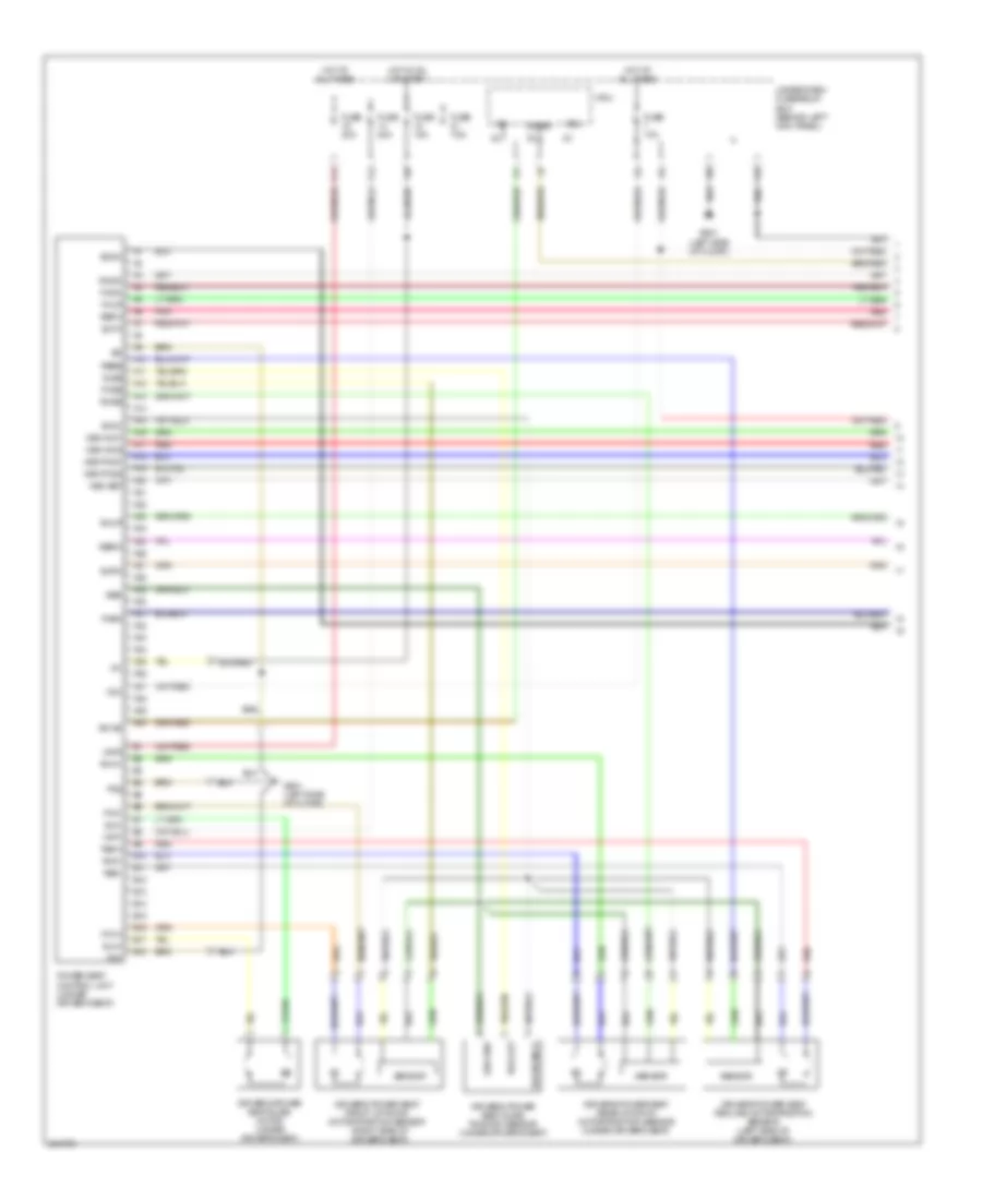 Memory Systems Wiring Diagram 1 of 2 for Acura TSX 2006